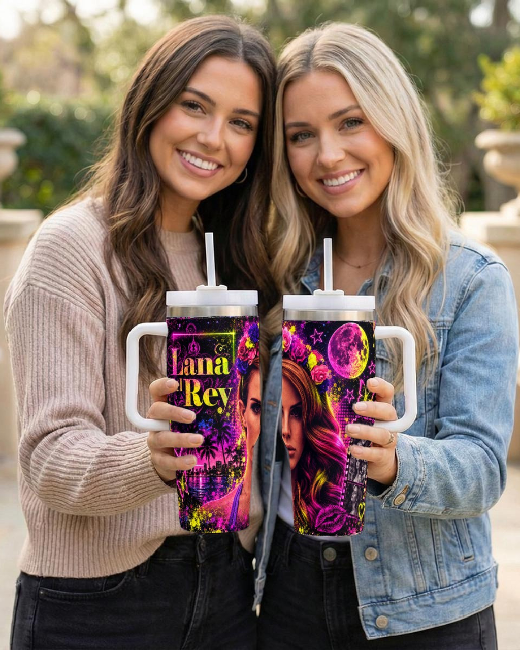 Lana Del Rey — Neon Heartbreak | 40oz Tumbler With Handle