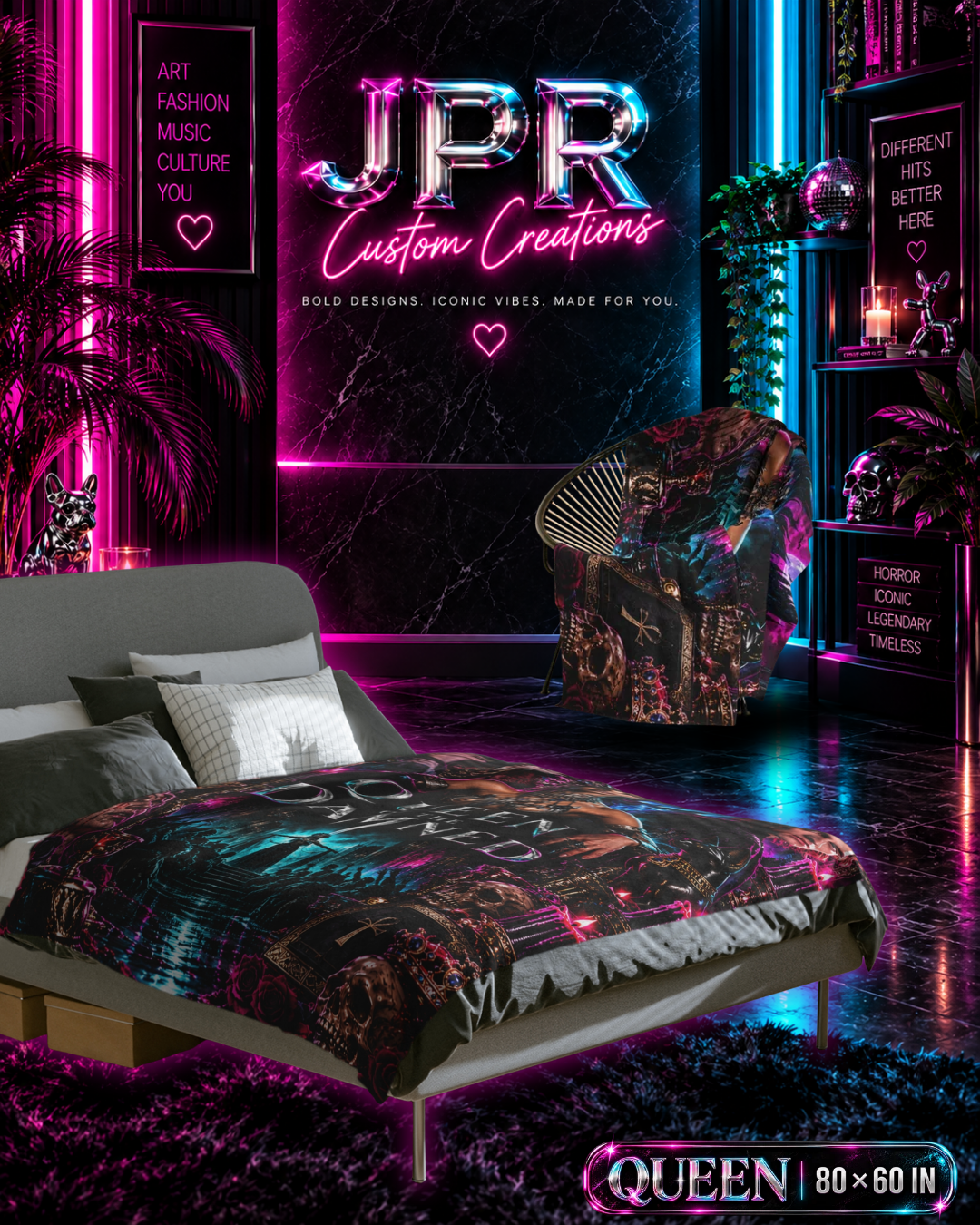 Queen of the Damned —  Akasha’s Reign | Velveteen Blanket
