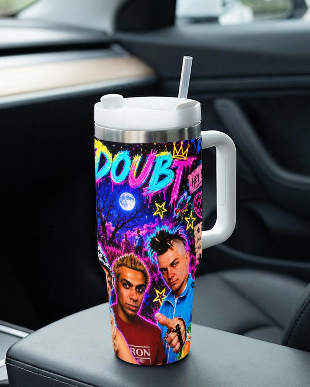 No Doubt — Tragic Neon Kingdom | 40oz Tumbler With Handle