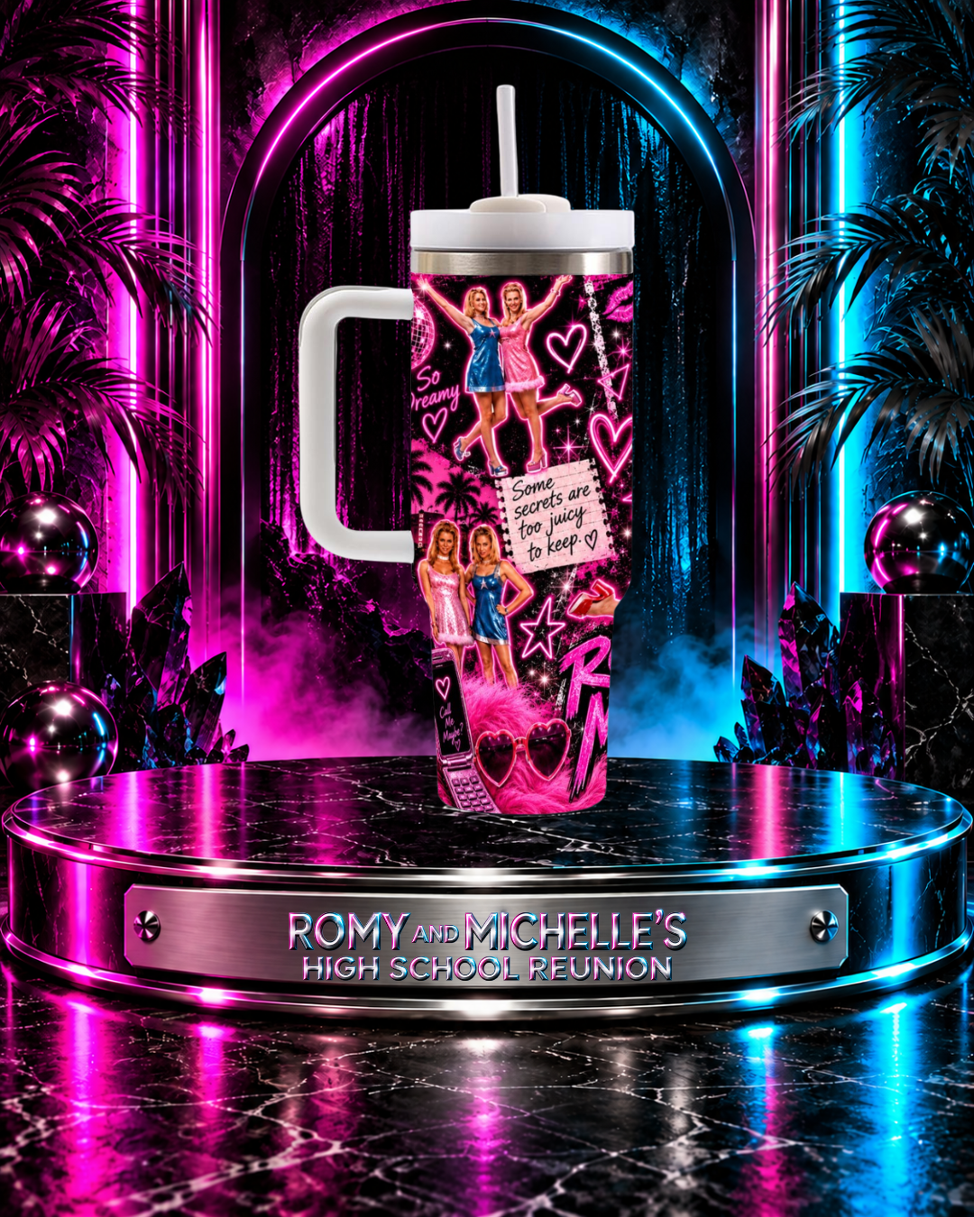 Romy and Michelle's High School Reunion — Y2K | 40oz Tumbler With Handle