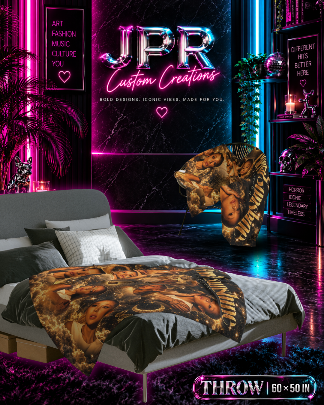 Ariana Grande — Gold Eternal Sunshine | Velveteen Blanket