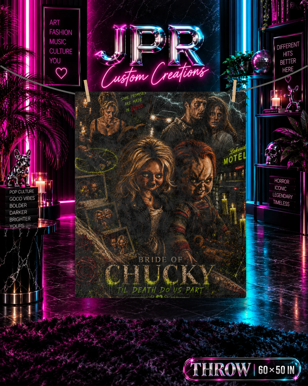 Bride Of Chucky — Til Death Do Us Part | Velveteen Blanket