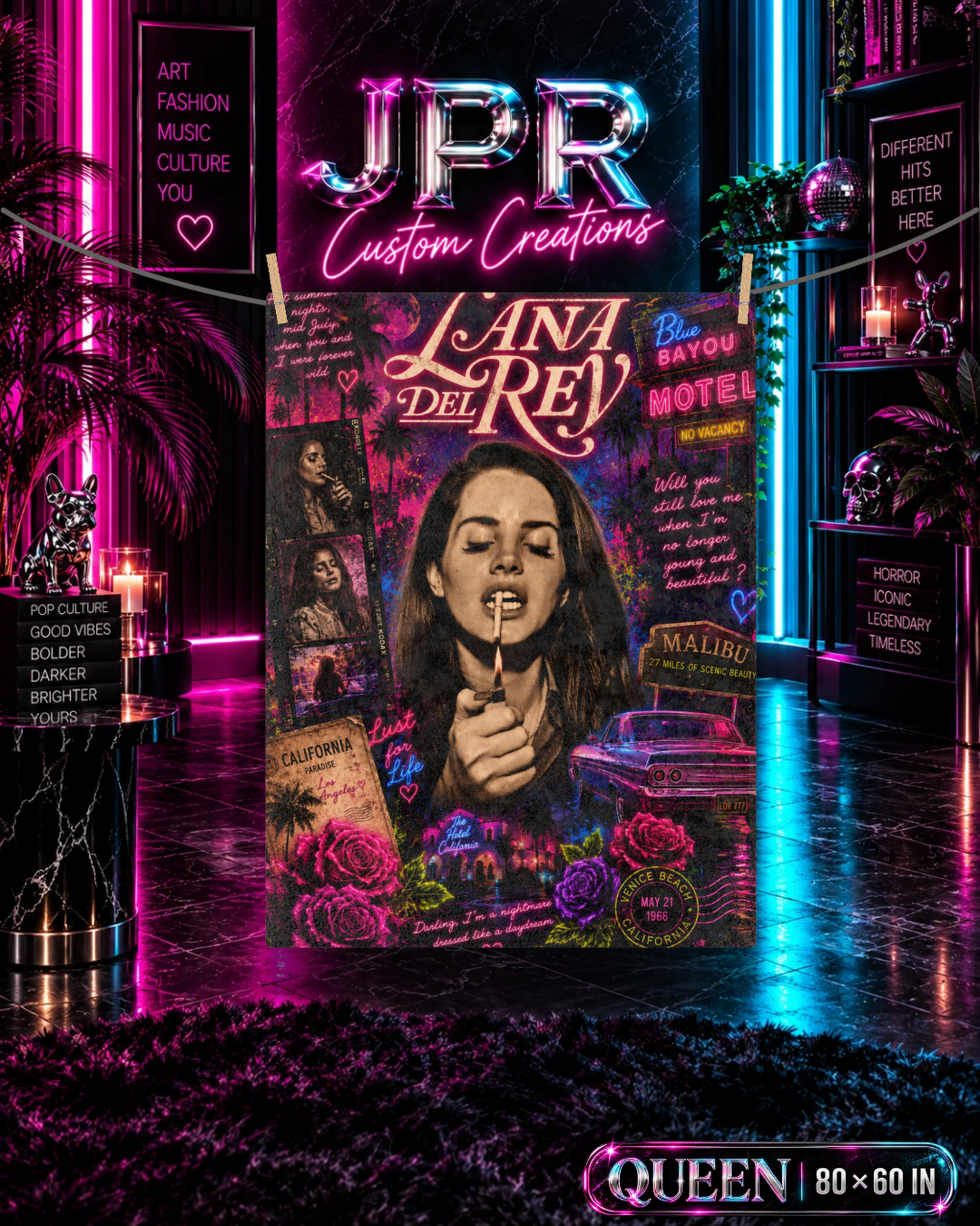 Lana Del Rey — California Dreamin' | Velveteen Blanket