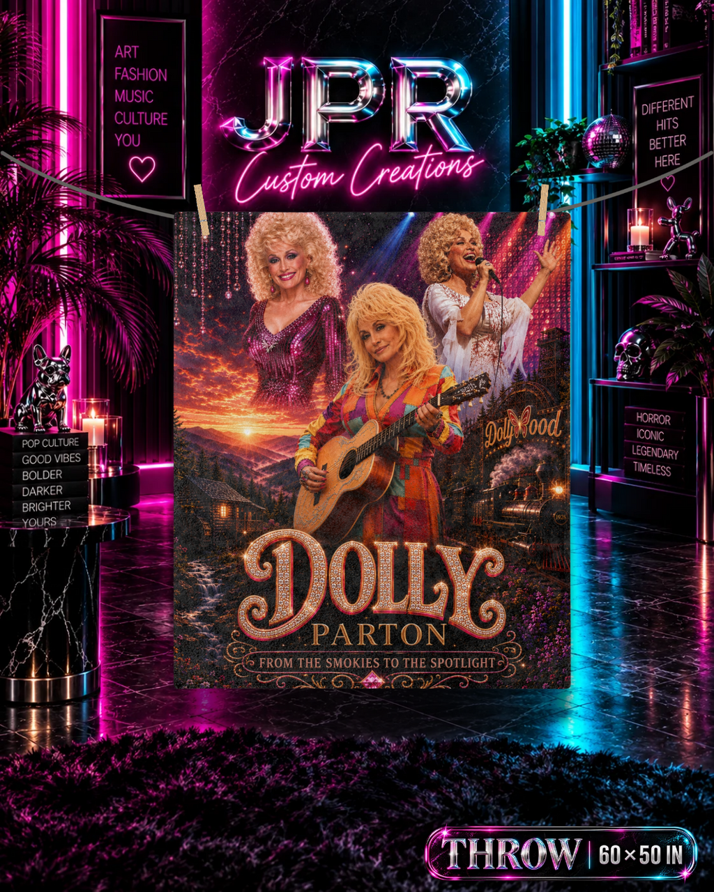 Dolly Parton — From The Smoky's To The Spotlight | Velveteen Blanket