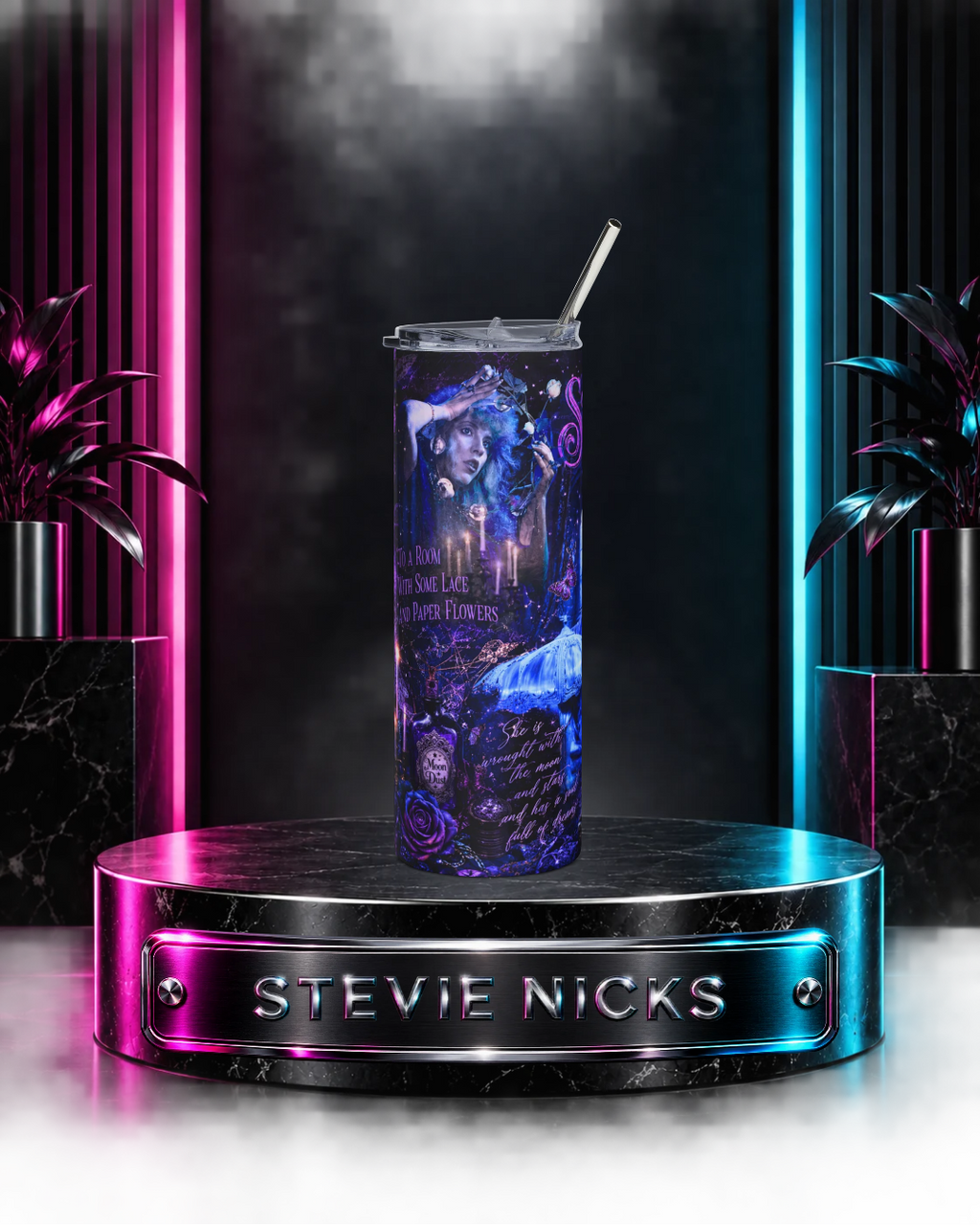 Stevie Nicks — Blue Lamp Illustration Session | 20oz Tumbler