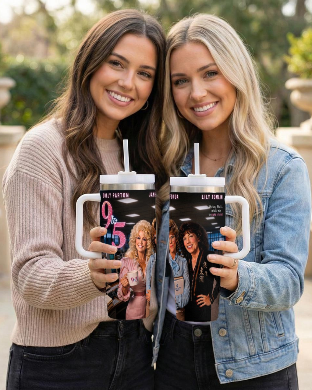 Dolly Parton — 9 to 5 | 40oz Tumbler With Handle