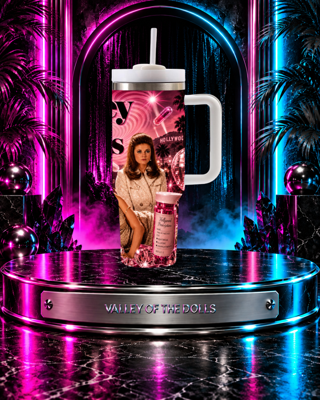 Valley Of The Dolls — Hollywood Glam | 40oz Tumbler With Handle