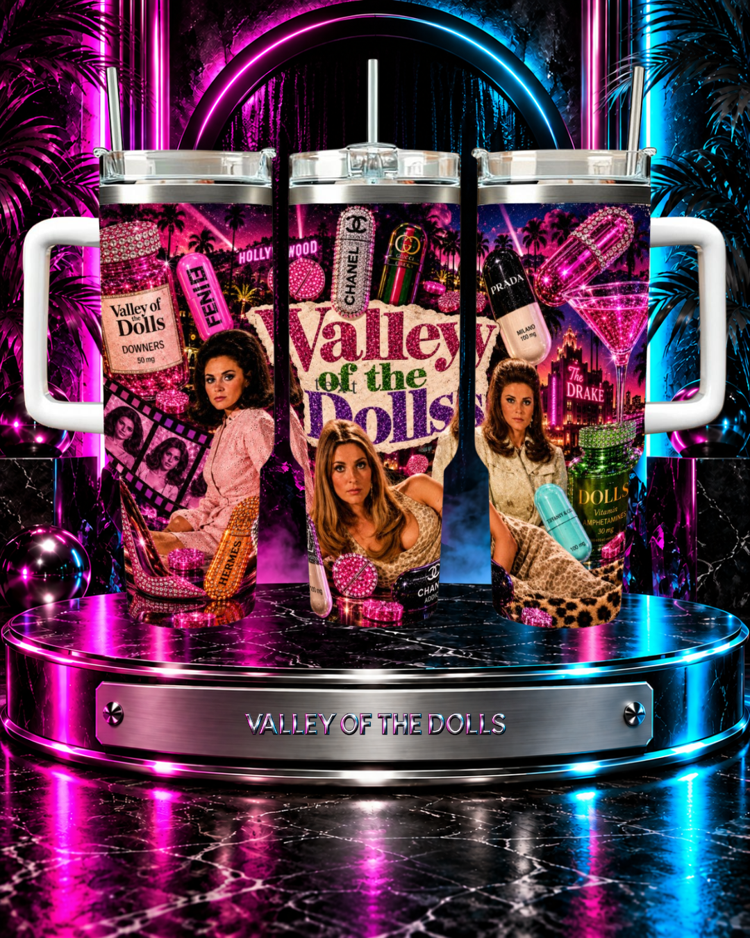 Valley Of The Dolls — More More More | 40oz Tumbler With Handle