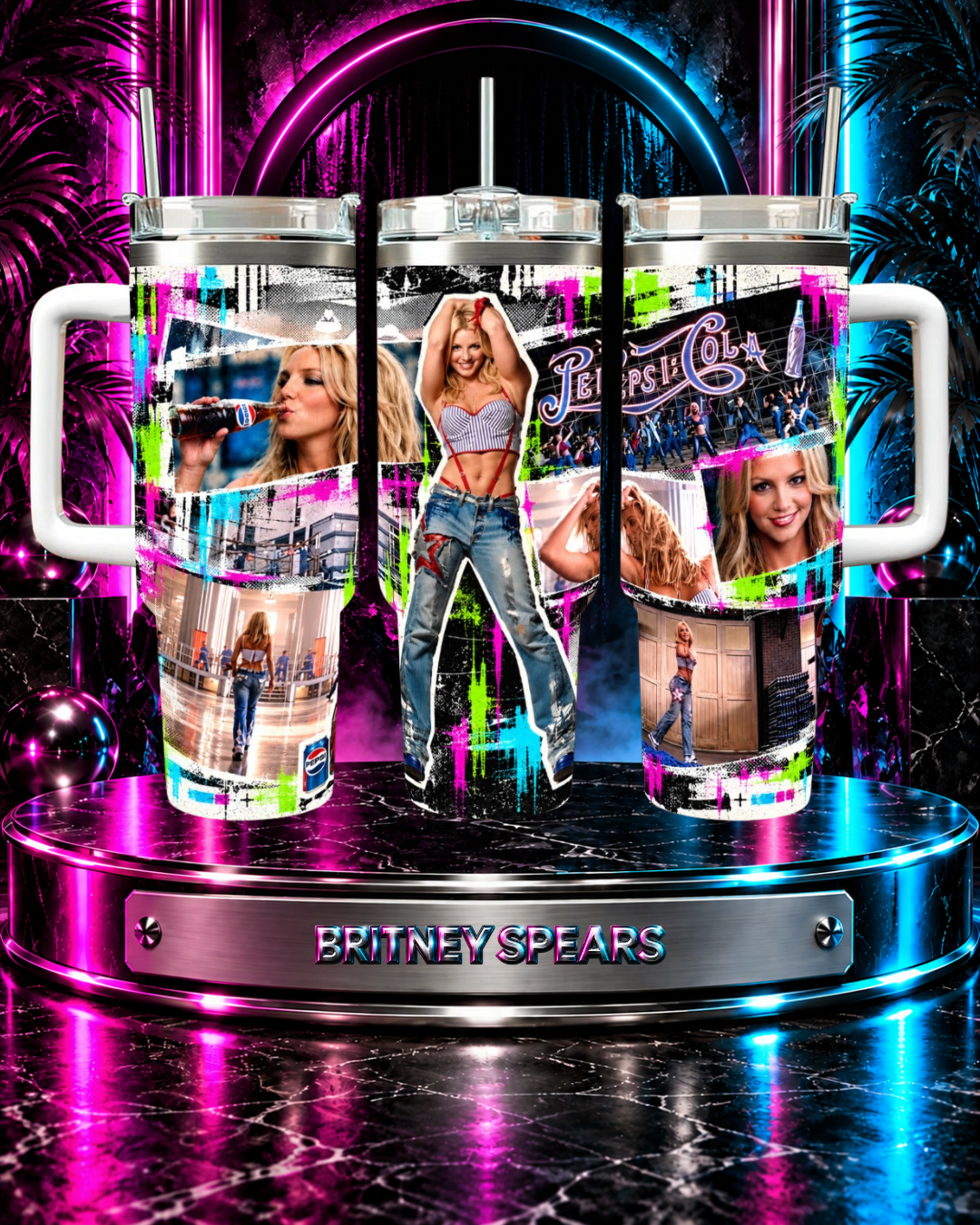 Britney 25th Anniversary – The Joy of Pepsi – 40oz Tumbler