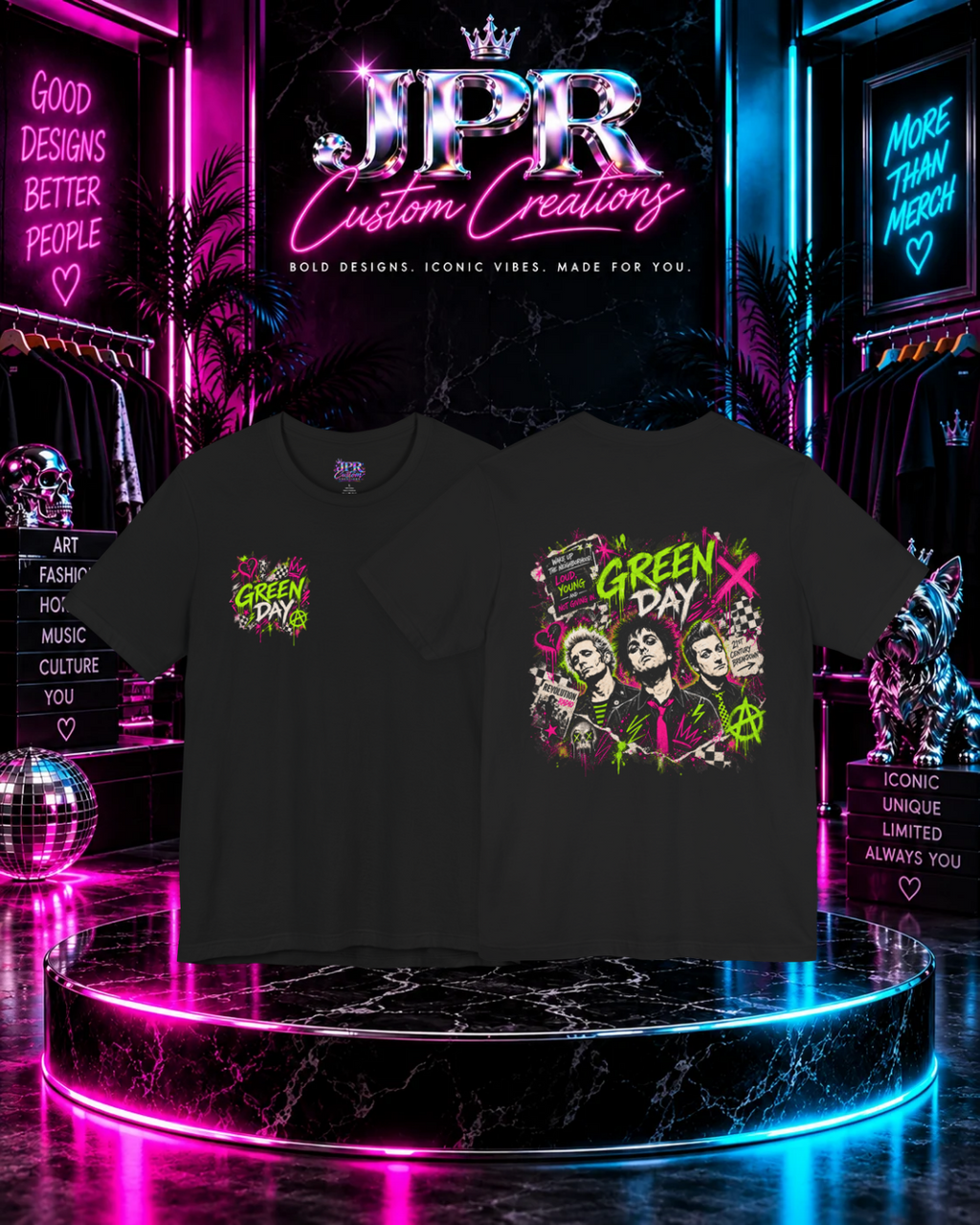 Green Day — Neon Creeps T-Shirt