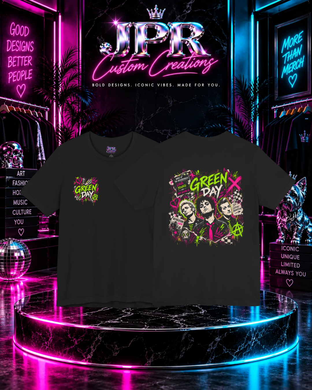 Green Day — Neon Creeps T-Shirt