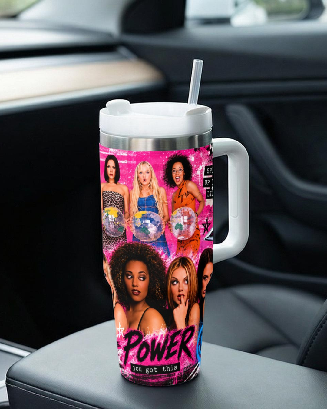 Spice Girls — Y2K Girl Power | 40oz Tumbler With Handle