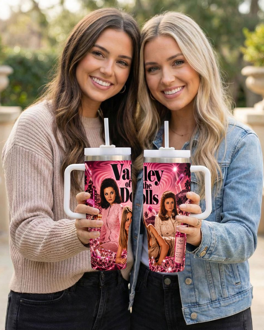 Valley Of The Dolls — Hollywood Glam | 40oz Tumbler With Handle