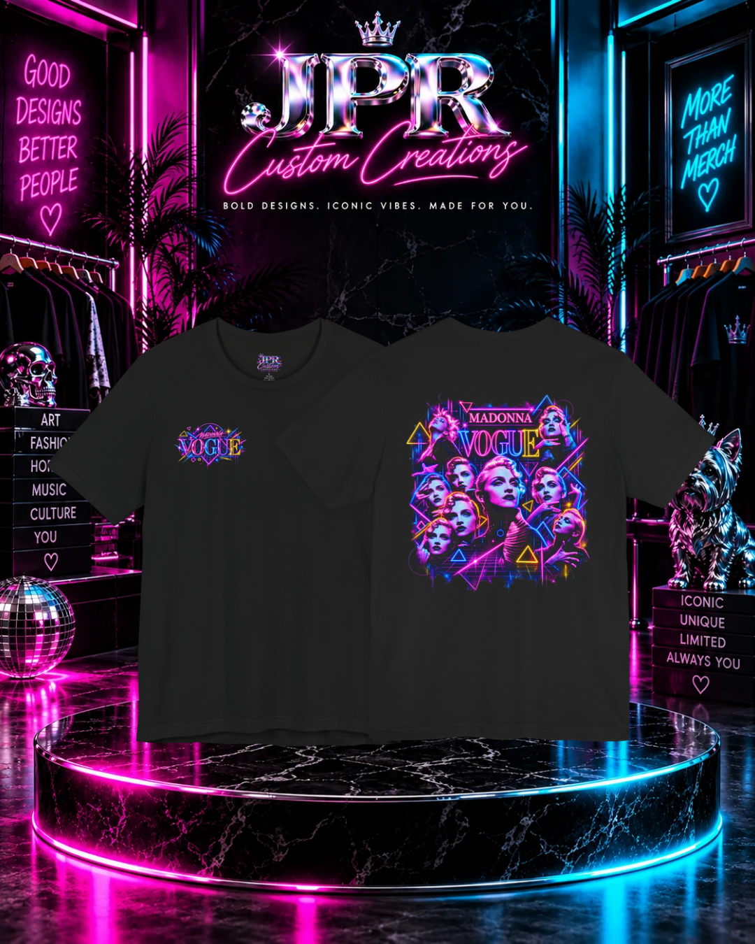 Madonna — Strike A Neon Pose T-Shirt