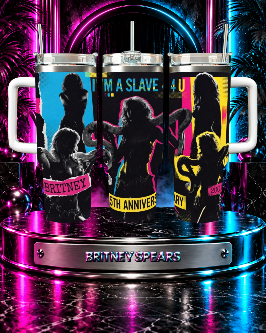 Britney 25th Anniversary – I’m a Slave 4 U VMA – 40oz Tumbler