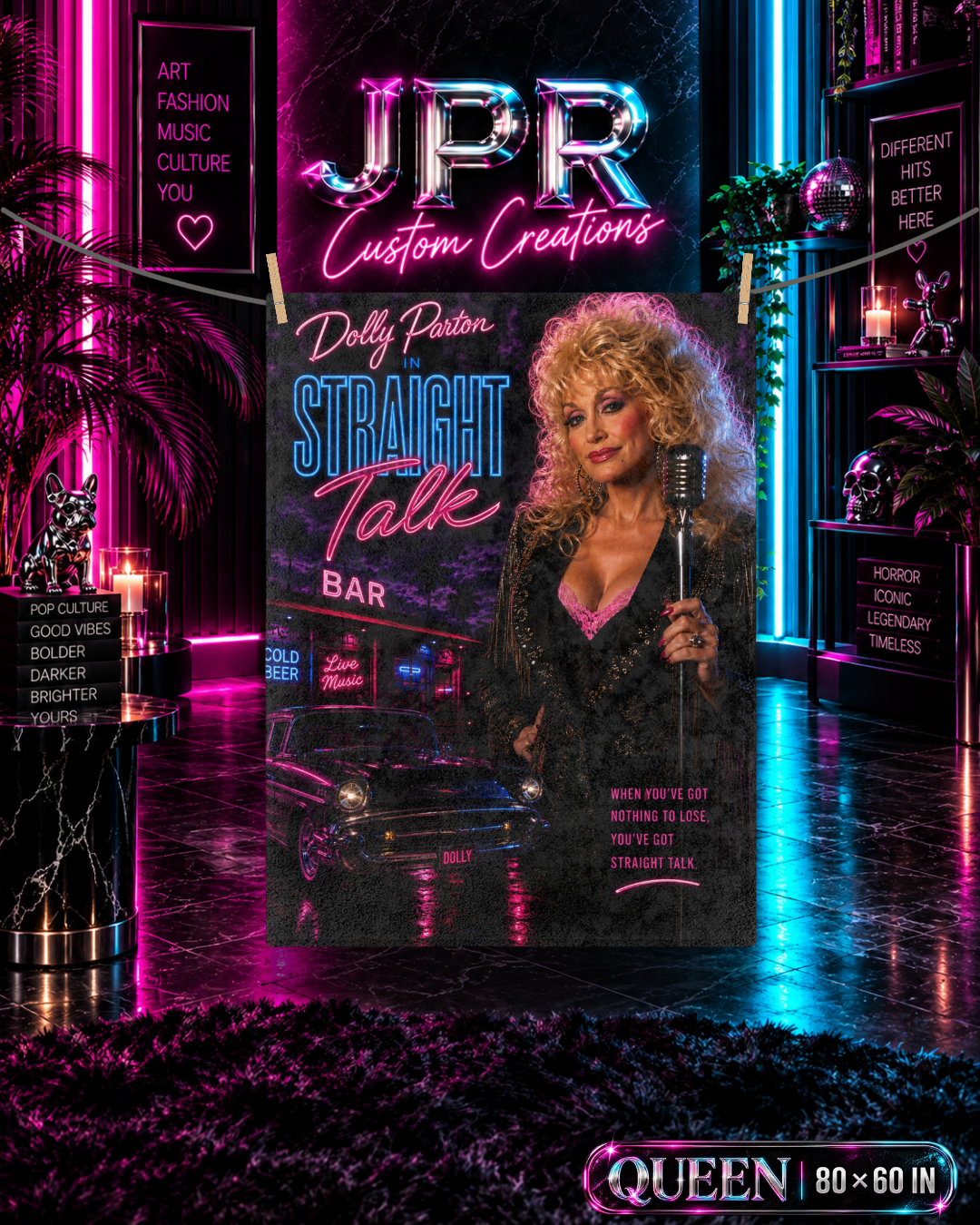 Dolly Parton — Straight Talk | Velveteen Blanket