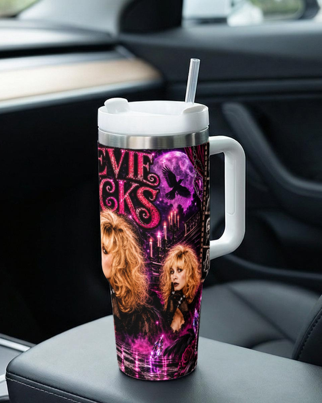 Stevie Nicks — Backstage '91 | 40oz Tumbler With Handle