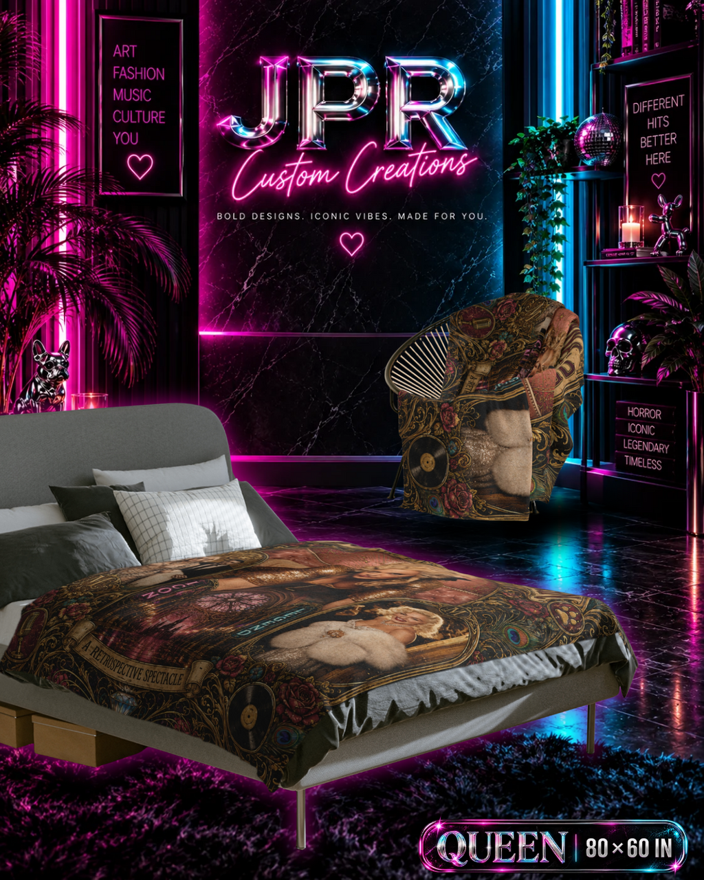 Madonna — Reign: The Eternal Queen | Velveteen Blanket