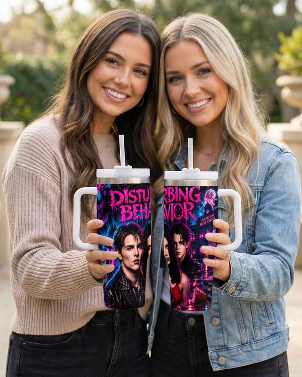 Disturbing Behavior — Cradle Bay After Dark | 40oz Tumbler With Handle
