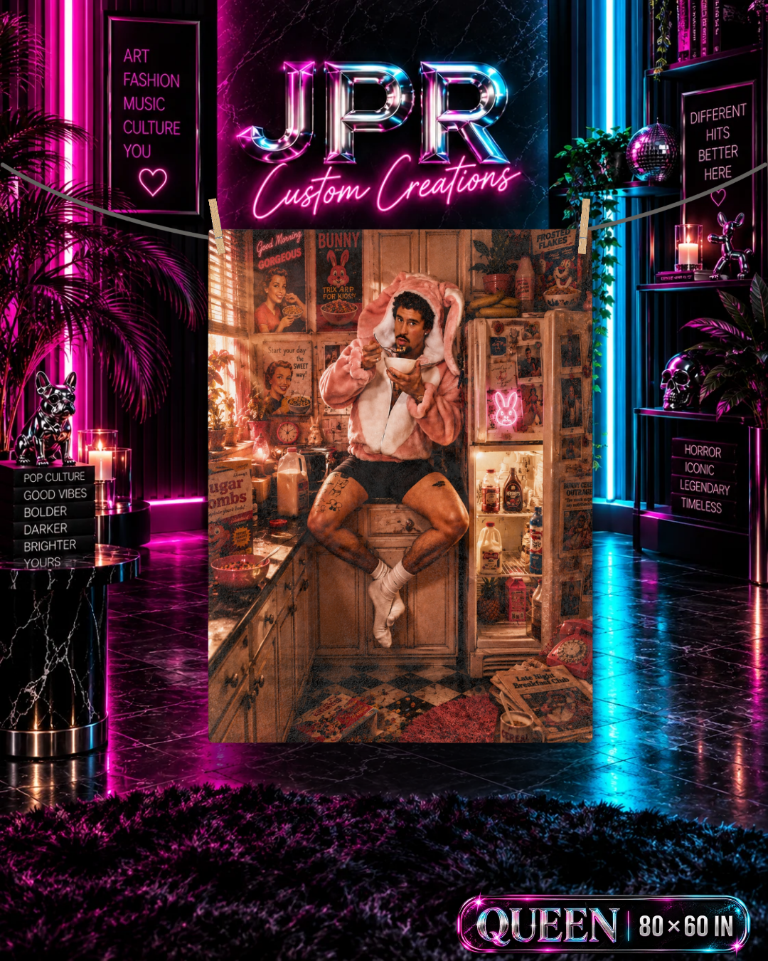 Bad Bunny — Breakfast After Midnight | Velveteen Blanket