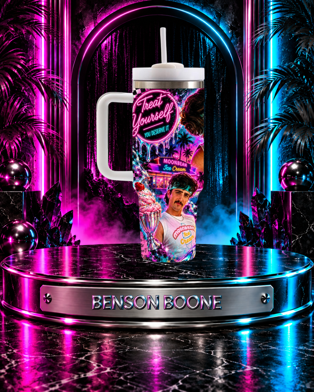 Benson Boone — Ice Cream Daze | 40oz Tumbler With Handle