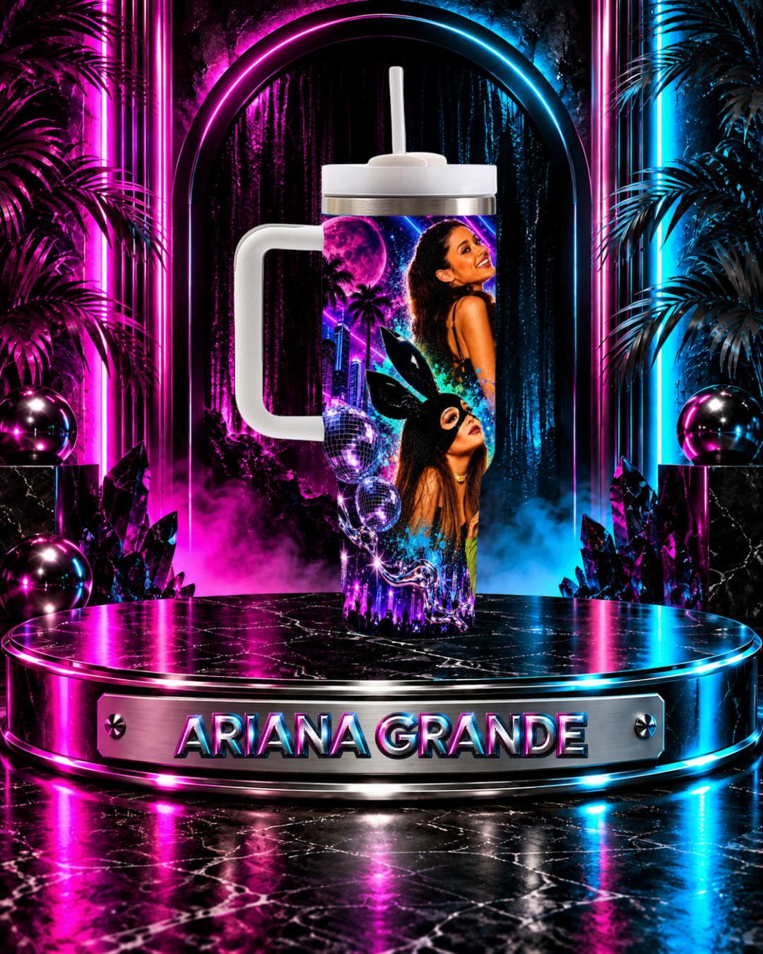 Ariana Grande — The Eras | 40oz Tumbler With Handle