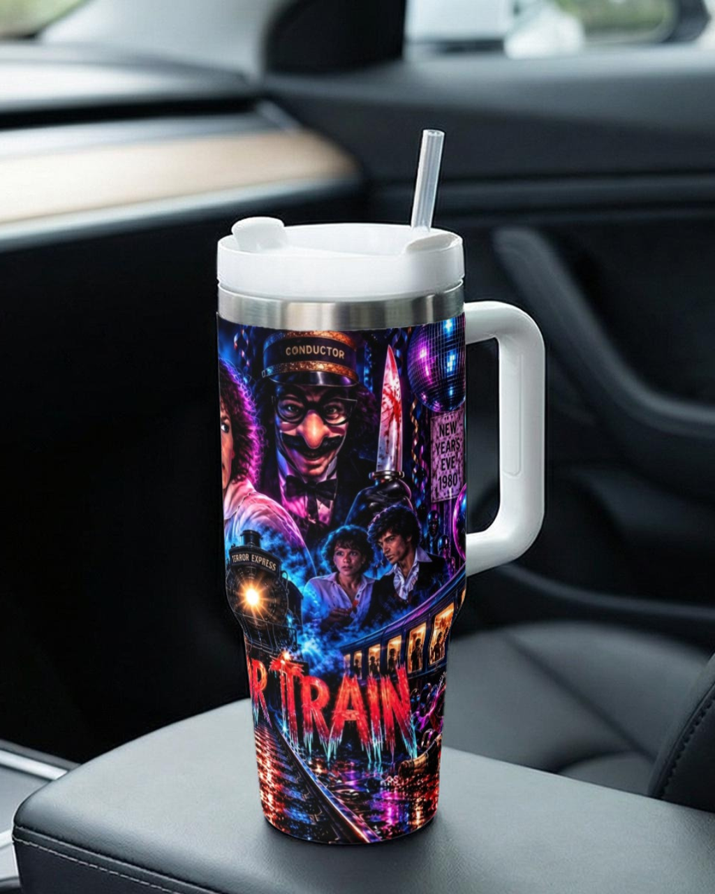 Terror Train — New Year's Eve Massacre | 40oz Tumbler With Handle