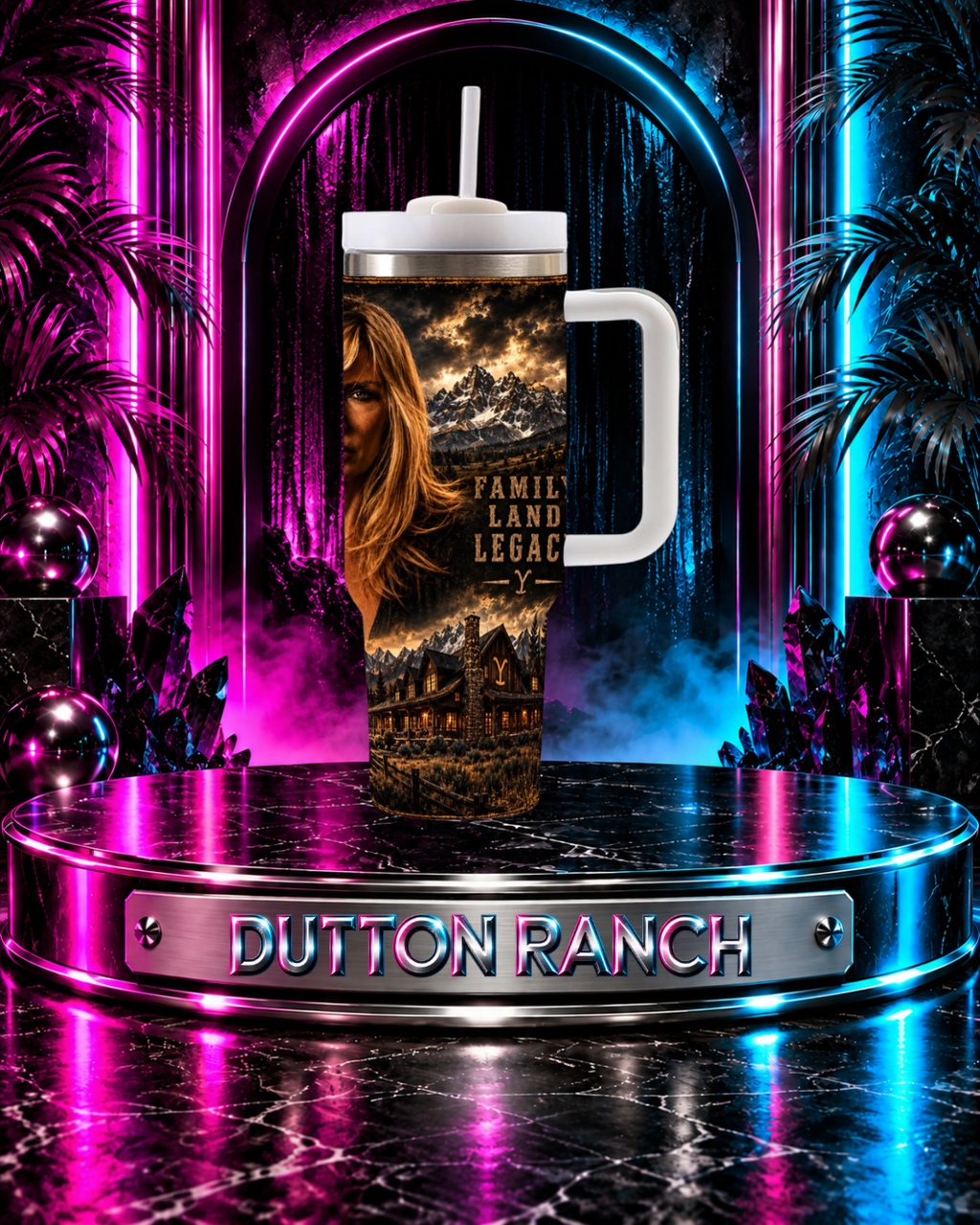 Dutton Ranch — Family, Land, & Legacy | 40 oz Tumbler With Handle