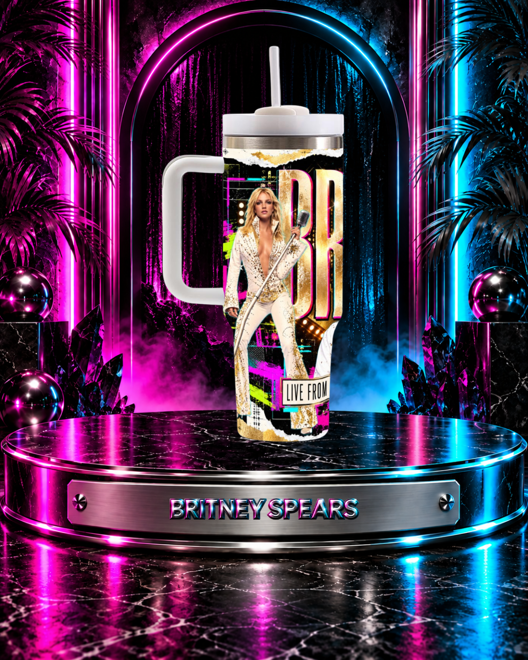Britney 25th Anniversary – Live From Las Vegas – 40oz Tumbler