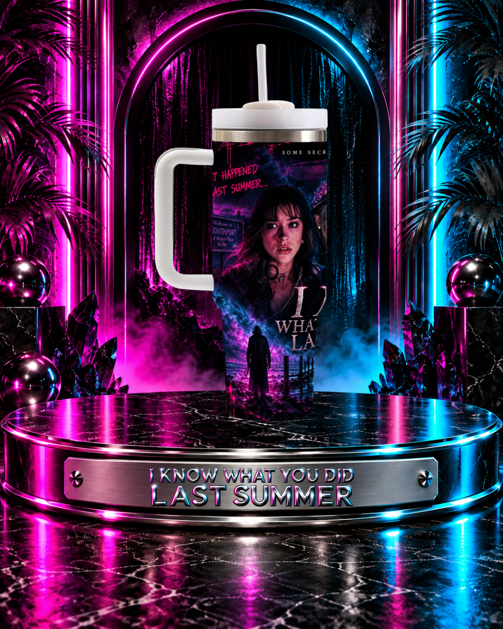 I Know What You Did Last Summer — Deadly Summer | 40oz Tumbler With Handle
