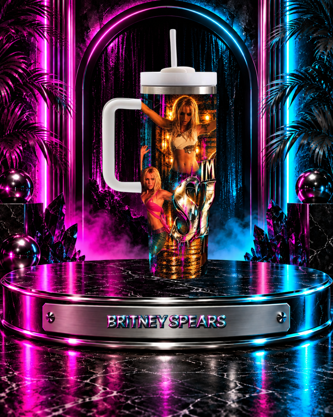 Britney 25th Anniversary – Slave 4 U – 40oz Tumbler