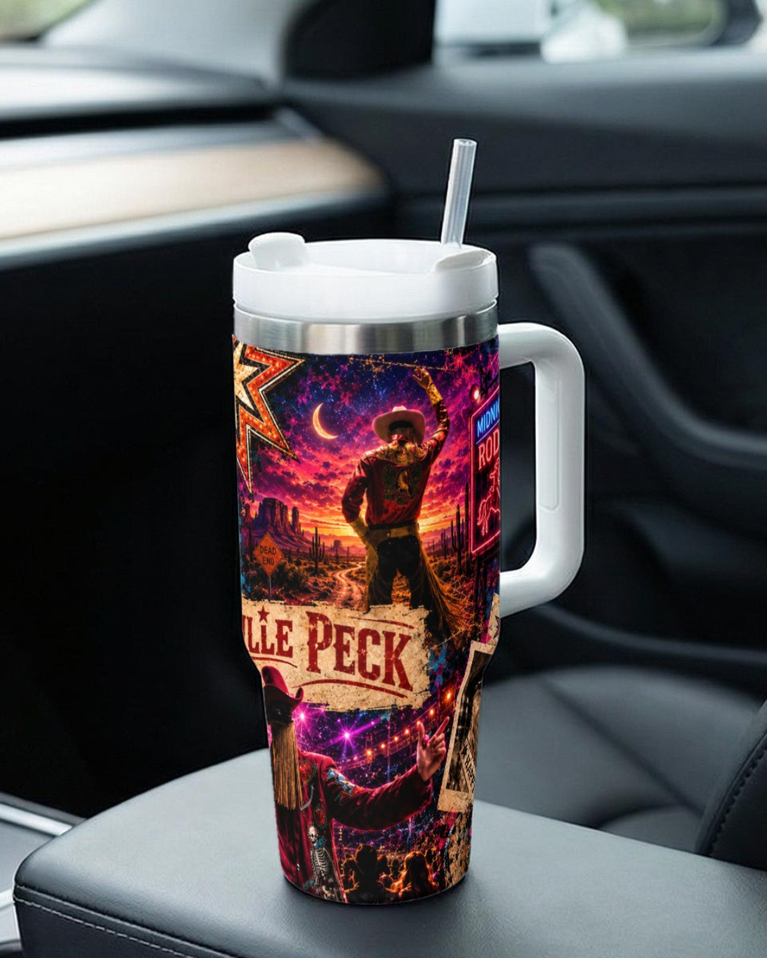 Orville Peck —Midnight Rodeo | 40oz Tumbler With Handle