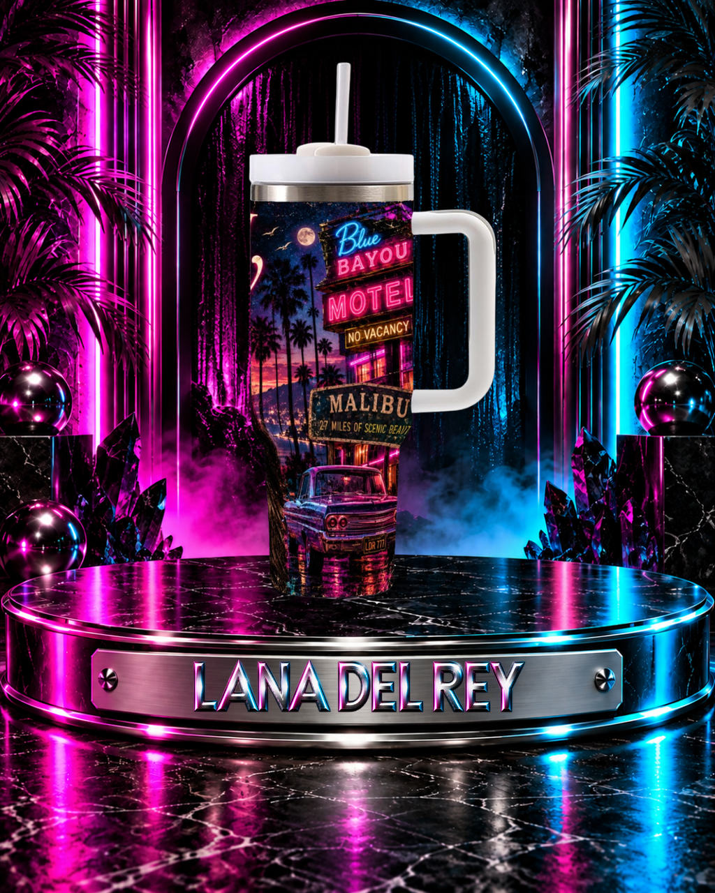 Lana Del Rey — California Dreamin' | 40oz Tumbler With Handle