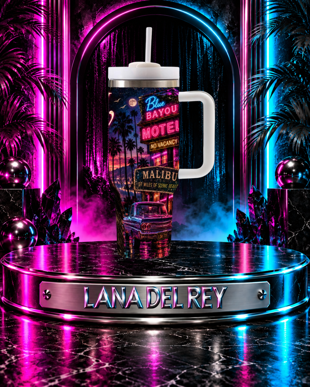 Lana Del Rey — California Dreamin' | 40oz Tumbler With Handle