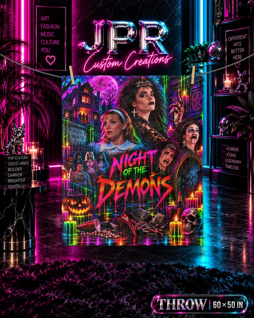 Night Of The Demons — Angela's Halloween Ball | Velveteen Blanket