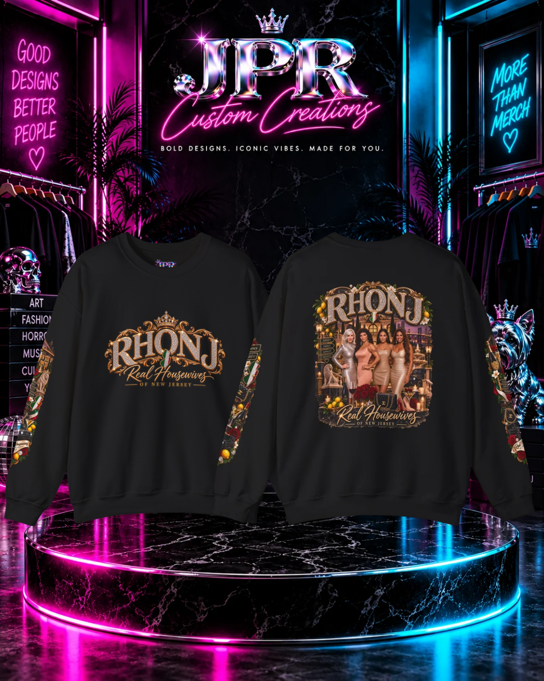 RHONJ — Garden State Royalty Sweatshirt