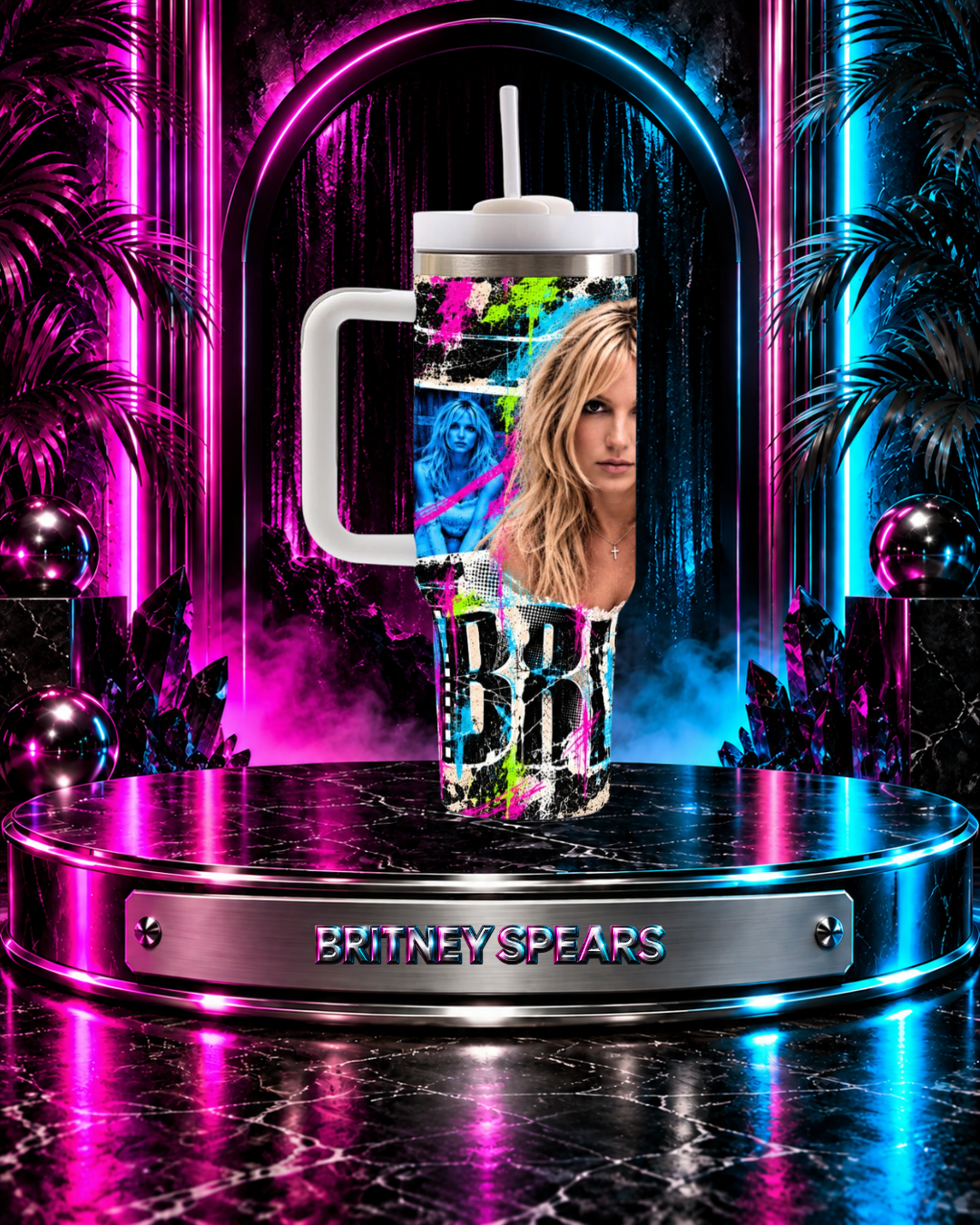 Britney 25th Anniversary – Britney Era Editorial – 40oz Tumbler