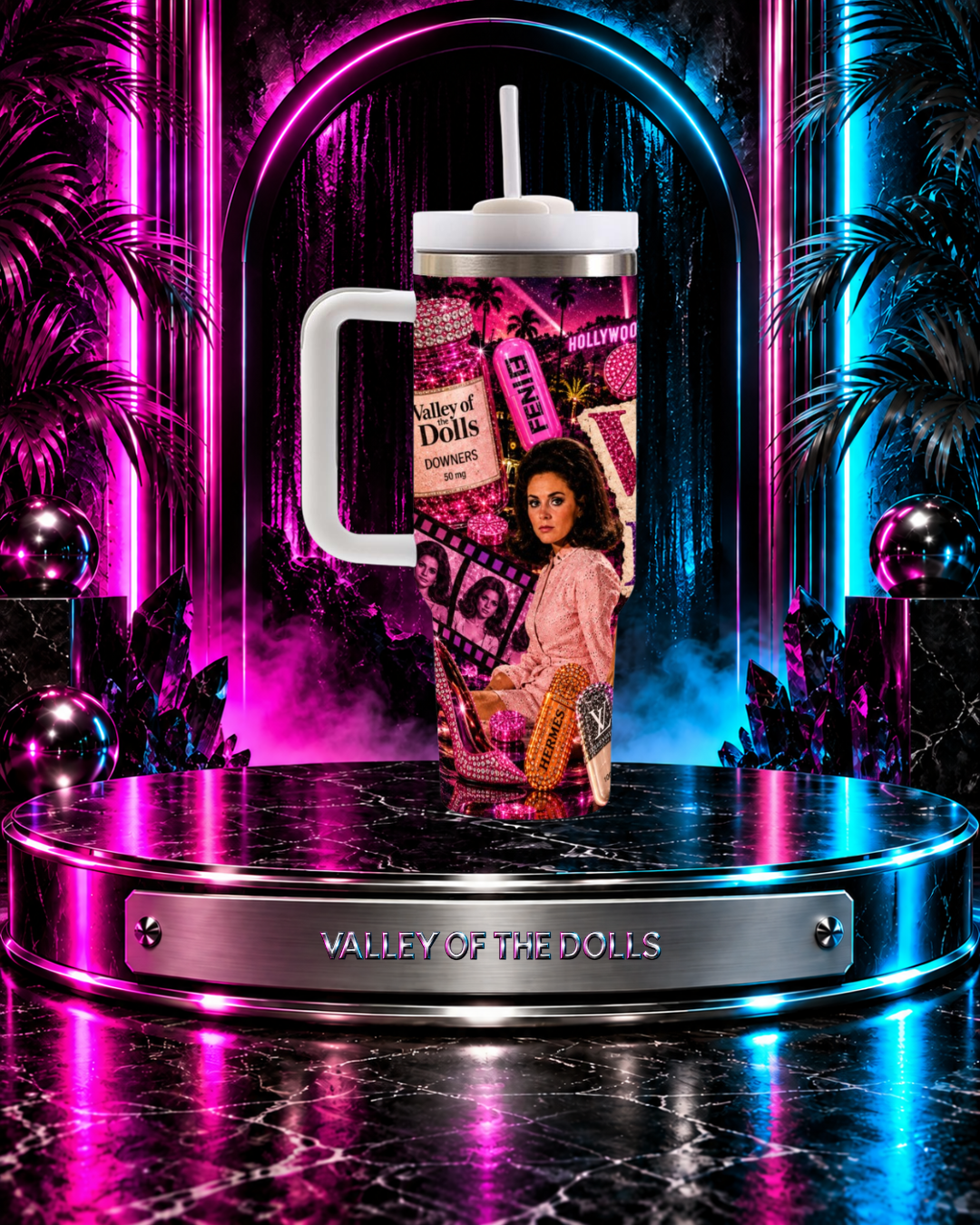Valley Of The Dolls — More More More | 40oz Tumbler With Handle