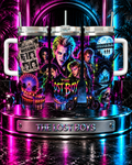The Lost Boys — Neon Fangs & Leather | 40oz Tumbler With Handle