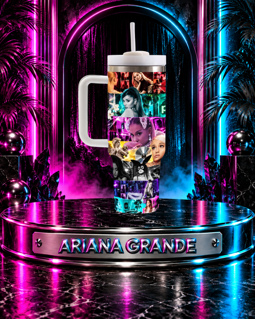 Ariana Grande — Seven Eras | 40oz Tumbler With Handle