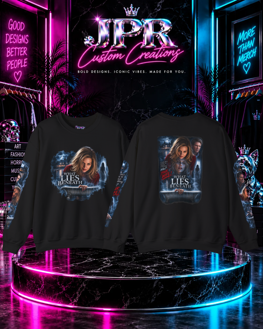What Lies Beneath — Dark Water Sweatshirt