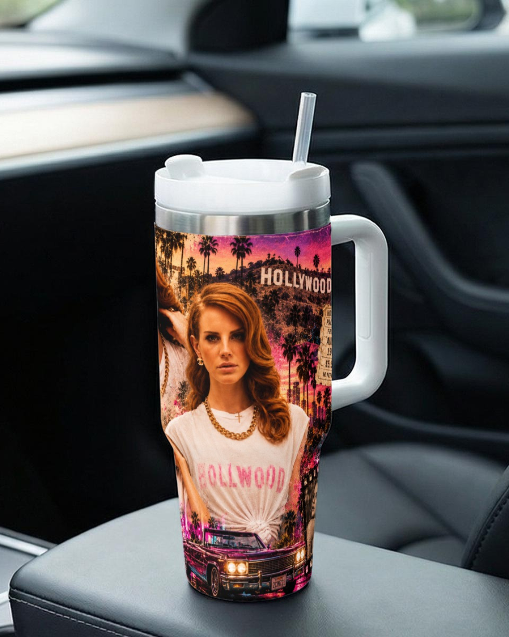 Lana Del Rey — West Coast Fever Dream | 40oz Tumbler With Handle