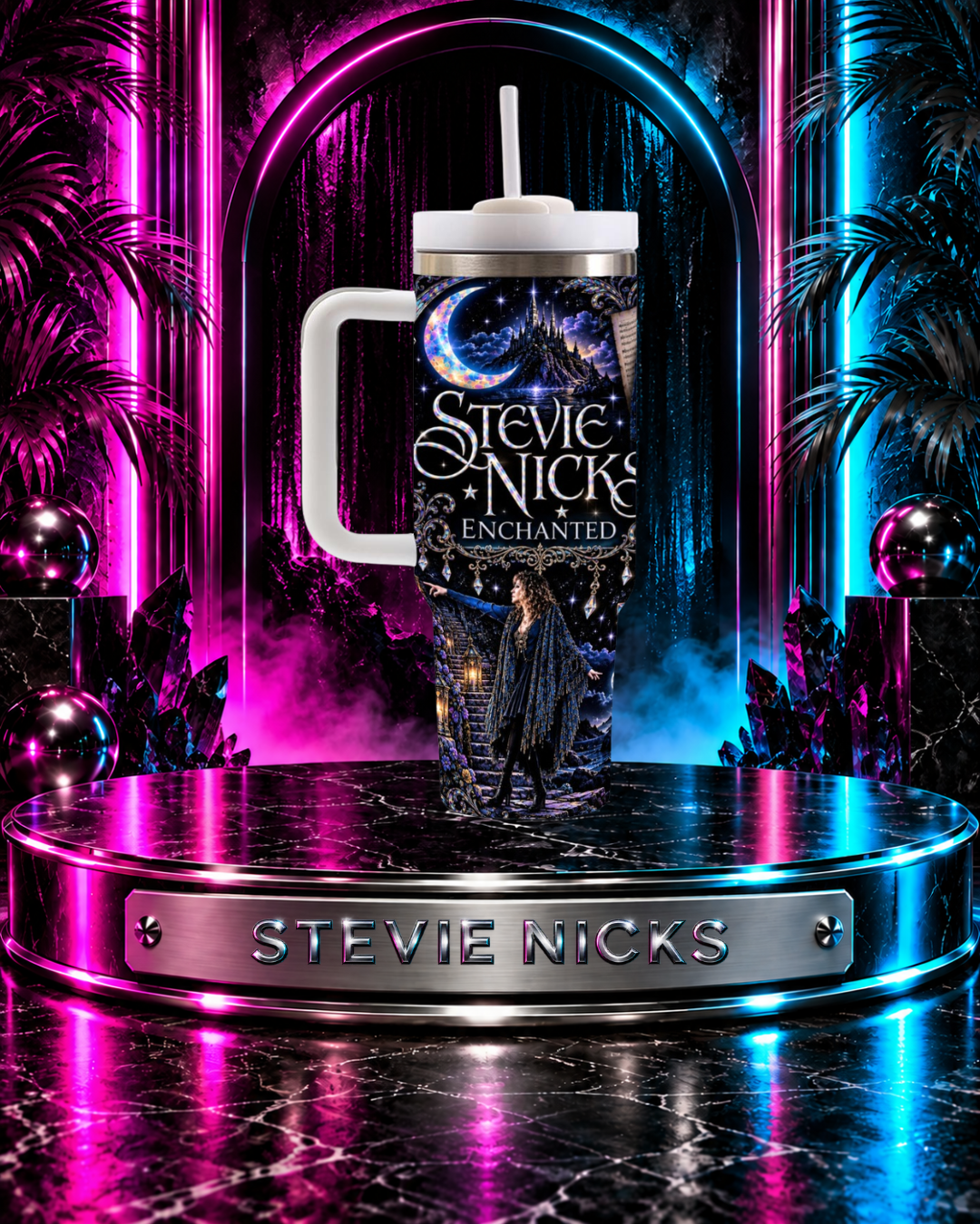 Stevie Nicks — Crystal Enchantment | 40oz Tumbler With Handle