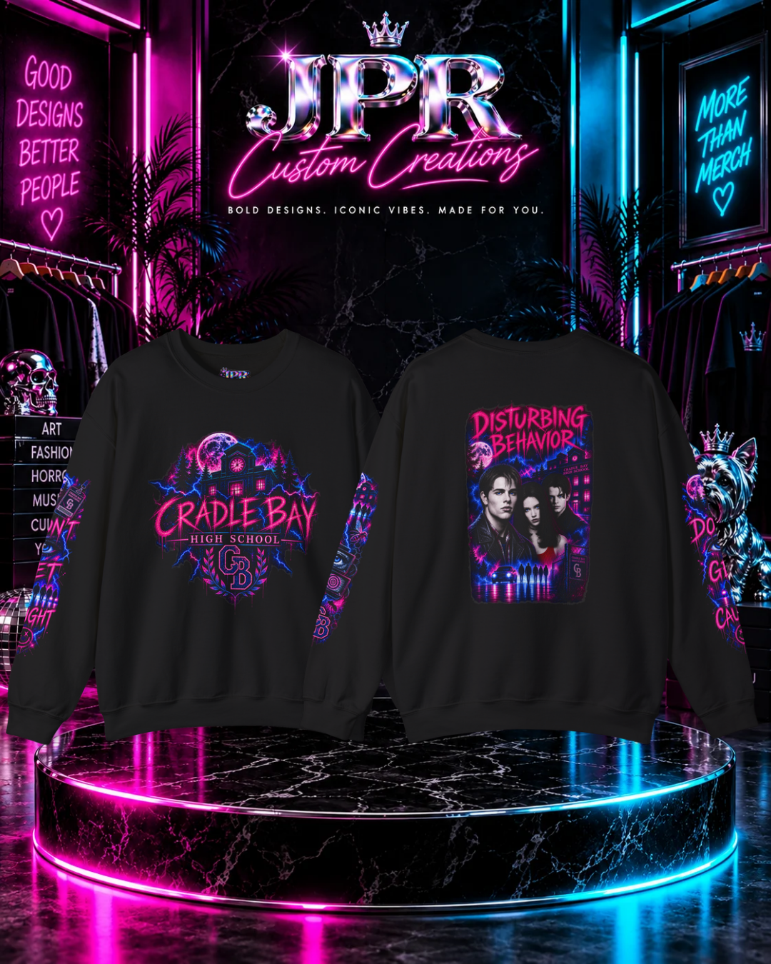 Disturbing Behavior — Cradle Bay After Dark Sweatshirt