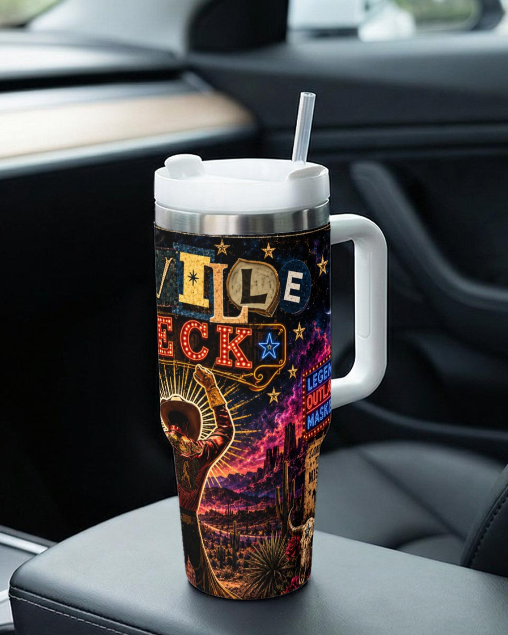 Orville Peck — Long Live The Misfit | 40oz Tumbler With Handle