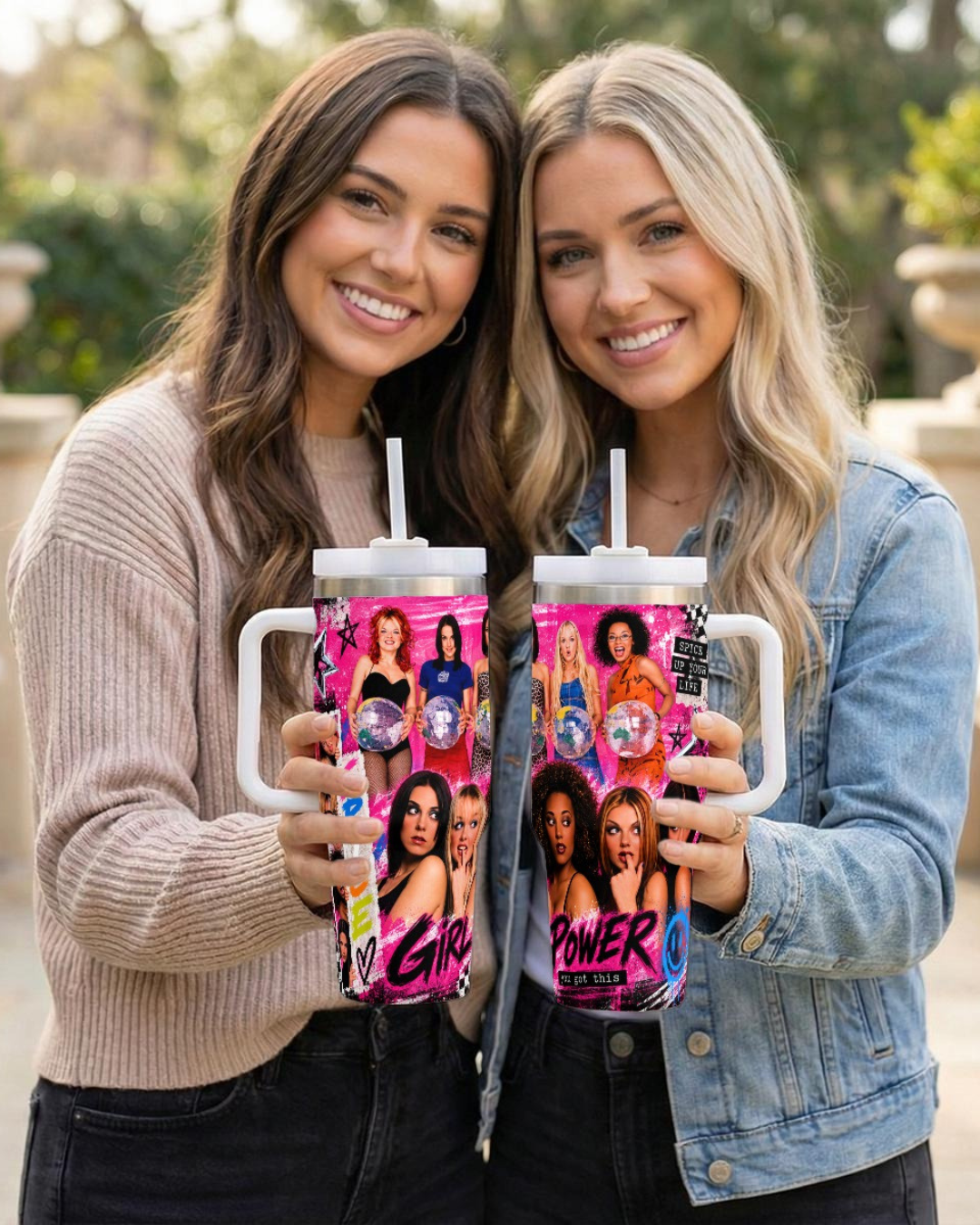 Spice Girls — Y2K Girl Power | 40oz Tumbler With Handle