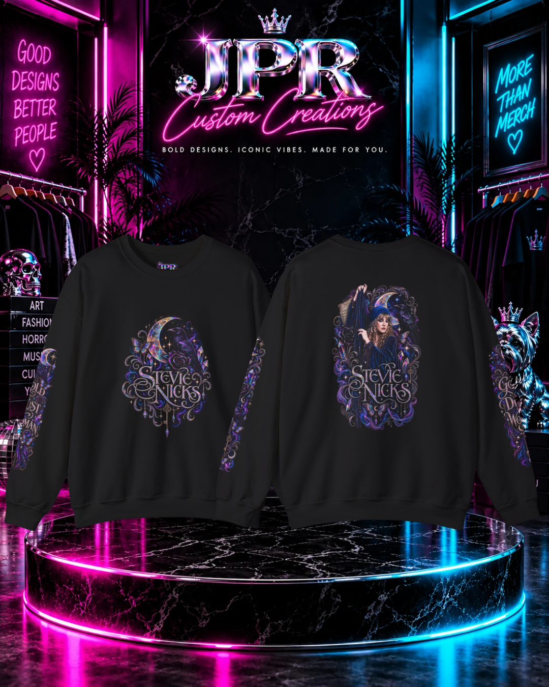 Stevie Nicks — Gold Dust Woman Celestial Sweatshirt