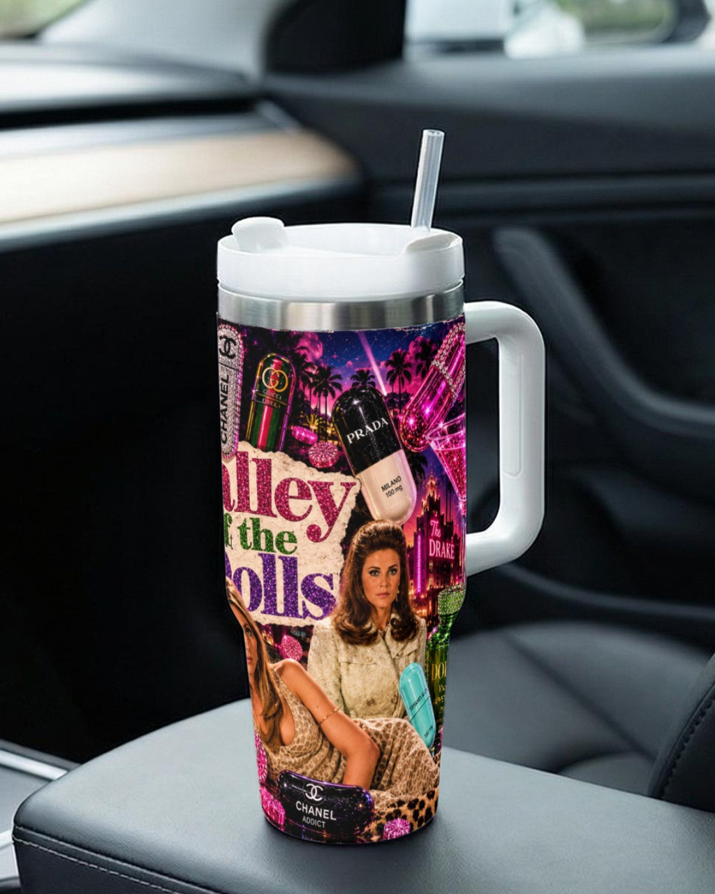 Valley Of The Dolls — More More More | 40oz Tumbler With Handle