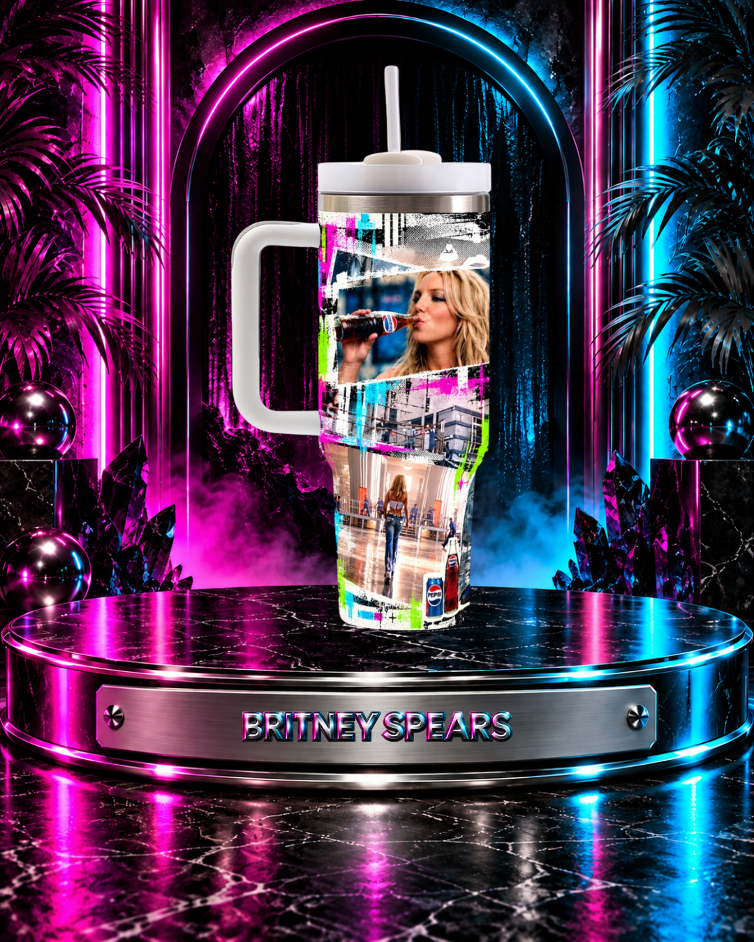 Britney 25th Anniversary – The Joy of Pepsi – 40oz Tumbler