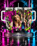 Britney 25th Anniversary – Jungle Editorial Pink – 40oz Tumbler